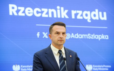 Rzecznik rządu Adam Szłapka