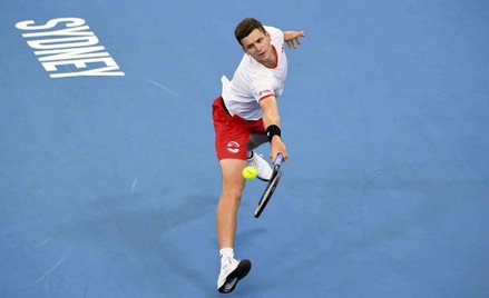 Turniej ATP w Auckland: Hurkacz lepszy od Włocha