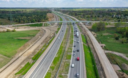 Nowo otwarty ciąg główny trasy S7 na odcinku Lesznowola-Tarczyn