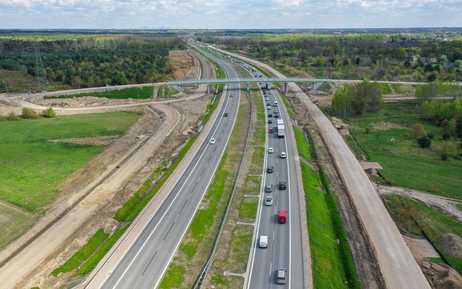 Nowo otwarty ciąg główny trasy S7 na odcinku Lesznowola-Tarczyn