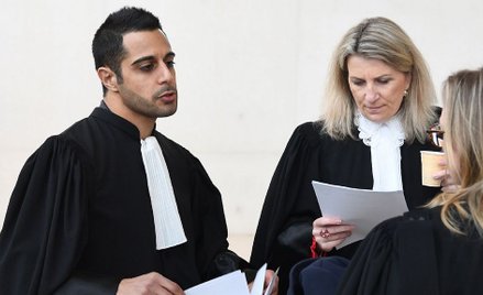 Obrońcy oskarżonego mężczyzny: Marc Goudarzian i Sandrine Parise-Heideiger