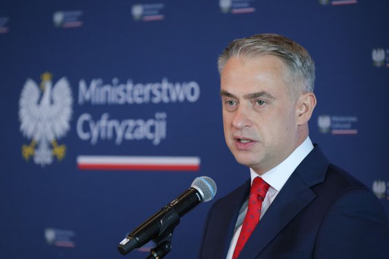 Minister cyfryzacji Krzysztof Gawkowski