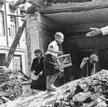 Skutki niemieckiego nalotu bombowego na stolicę, wrzesień 1939 rok