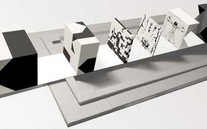 Model instalacji Janusza Kapusty, która będzie prezentowana w Muzeum Narodowym od 6 czerwca