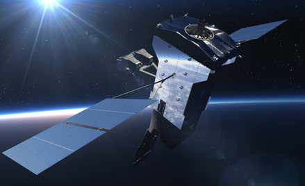 Wizja satelity wczesnego ostrzegania o startach rakiet balistycznych serii SBIRS GEO.