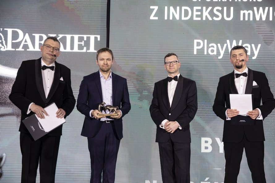 „Spółką roku z indeksu mWIG40” została firma PLAYWAY