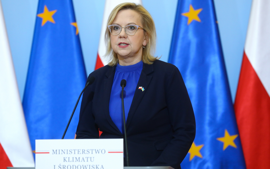 Minister klimatu i środowiska Anna Moskwa