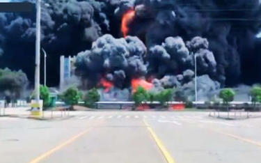 Potężna eksplozja w chińskiej prowincji Jiangxi. Płoną zakłady chemiczne