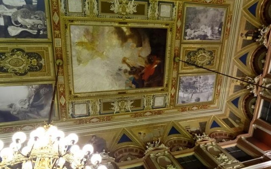 Sufit w Wielkiej Sali Reprezentacyjnej