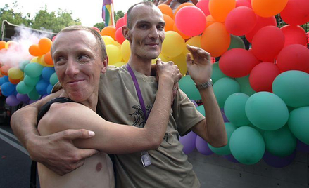 Parada Równości w Warszawie - czerwiec 2008.