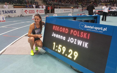Joanna Jóźwik, pobiła w Toruniu rekord Polski na 800 m