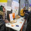 W budynku kolejowego dworca Kraków Główny działa punkt informacyjny dla Ukraińców, szukających schro