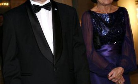 Prezydent Lech Kaczyński z małżonką na gali