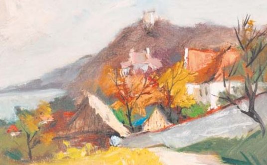 Kazimierski pejzaż Stanisława Łazorka.