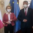 Przewodnicząca Komisji Europejskiej. Ursula von der Leyen i premier Czech Andrej Babis