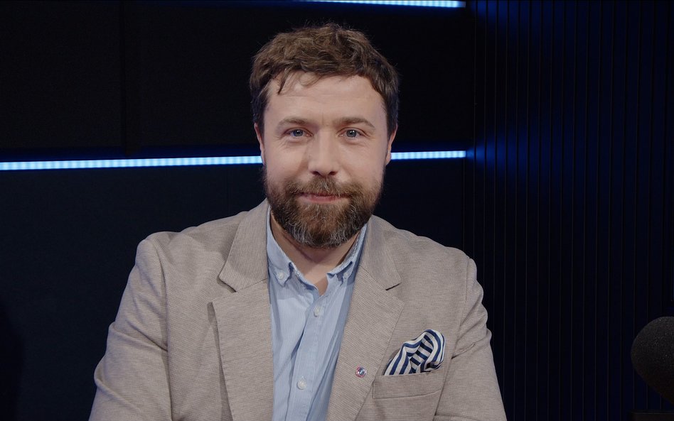 Gościem Aleksandry Ptak-Iglewskiej był Mariusz Zielonka, główny ekonomista Konfederacji Lewiatan. Fo