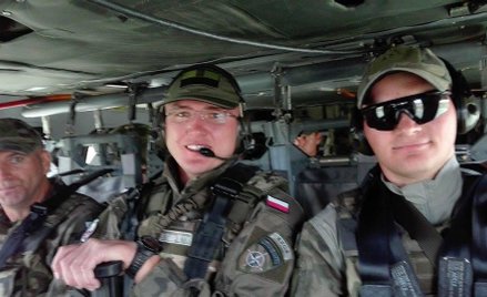 Polacy w Black Hawkach na serbskiej granicy