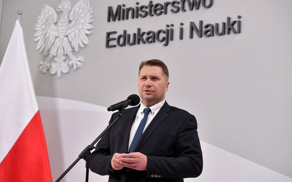 Minister edukacji i nauki Przemysław Czarnek