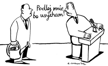 Komentarz rysunkowy. Podlej mnie