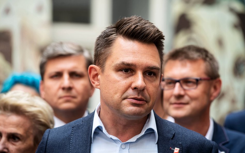 Członek partii Nowoczesna Marcin Gołaszewski