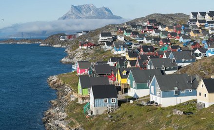 Nuuk, licząca ok. 17 tys. mieszkańców stolica Grenlandii