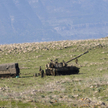 Izraelska haubica w rejonie Wzgórz Golan