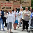 Przeciwnicy zaostrzenia obecnych przepisów protestowali niedawno przed Sejmem