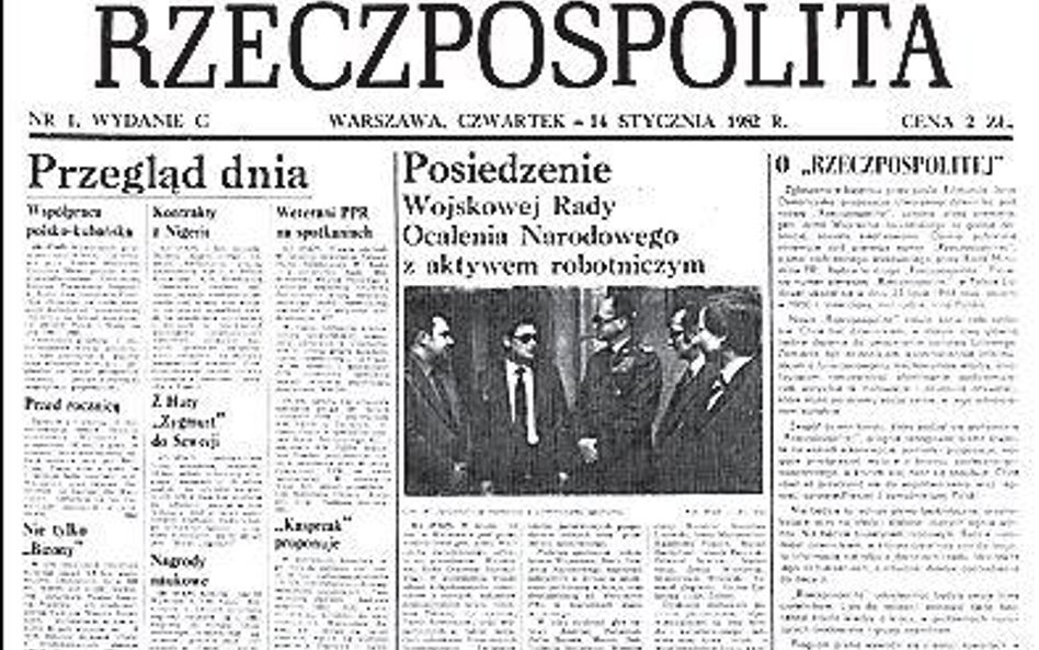 "Rzeczpospolita" pisała. 1981: Jak narodziła się „Rzeczpospolita”