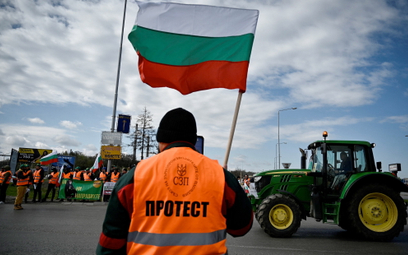 Protesty przeciwko importowi zboża z Ukrainy organizują także bułgarscy rolnicy