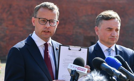 Były wiceminister w resorcie sprawiedliwości Marcin Romanowski i były szef tego ministerstwa Zbignie