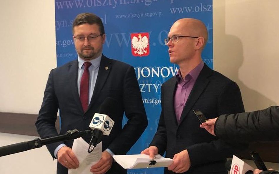 Od lewej Paweł Juszczyszyn i Krzysztof Krygielski