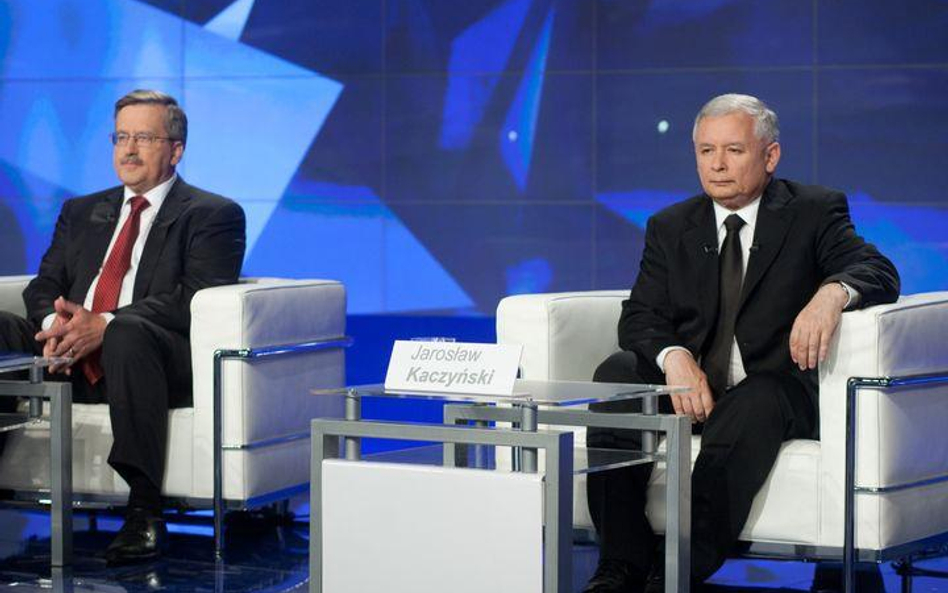 Bronisław Komorowski i Jarosław Kaczyński