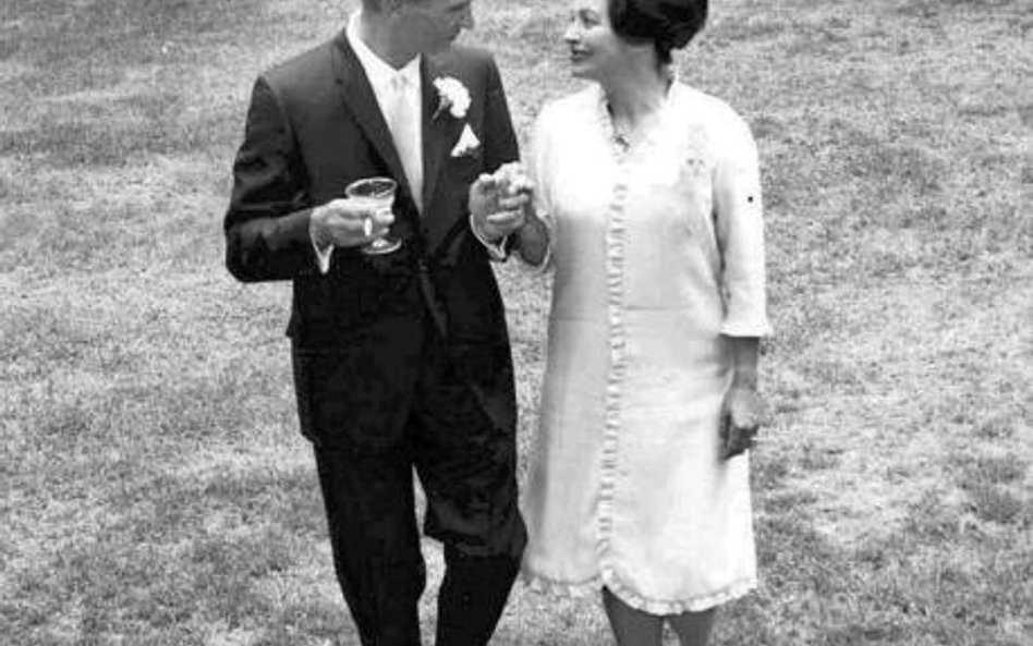 Jan Karski i Pola Nireńska, zdjęcie ślubne, 1965 r.