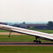Concorde na lotnisku Heathrow w 1987 roku