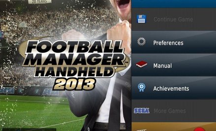 Screen z gry "Football Manager"
