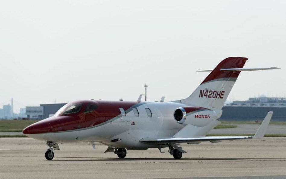 Pierwszy japoński lot dyspozycyjnego HondaJet