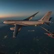 Airbus A330 MRTT w trakcie tankowanie polskiego F-16 z 31. Bazy Lotnictwa Taktycznego w Krzesinach.