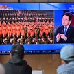 Południowokoreańska telewizja pokazuje paradę wojskową w Pjongjangu