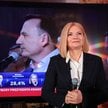 Monika Piątkowska, kandydatka KO i PSL na prezydenta miasta Monika Piątkowska podczas wieczoru wybor