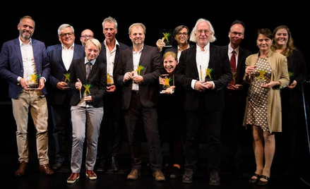 Michał Merczyński, dyrektor Malta Festival Poznań drugi od lewej