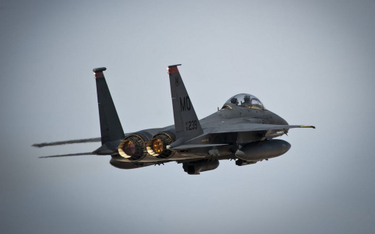 Amerykański F-15 awaryjnie lądował w Powidzu