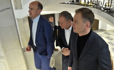 Borys Budka, Donald Tusk, Sławomir Nitras