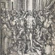 Albrecht Dürer, Biczowanie Chrystusa, XV/XVI w., drzeworyt, papier, 38,6x27,3, Nautilus, Kraków, 24.