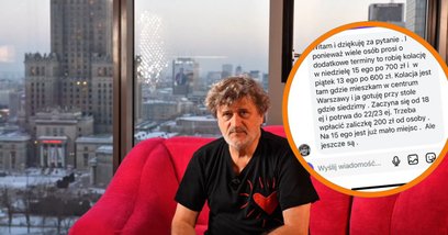 Janusz Palikot zaprasza na wystawne kolacje w centrum Warszawy. Ceny wahają się od 600 do 1500 złoty