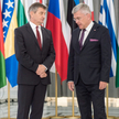Marszałek Marek Kuchciński (na zdjęciu z marszałkiem Senatu Stanisławem Karczewskim) był niedawno go