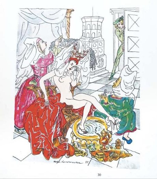 Oryginał Berezowskiej reprodukowany w książce z 1954 roku.