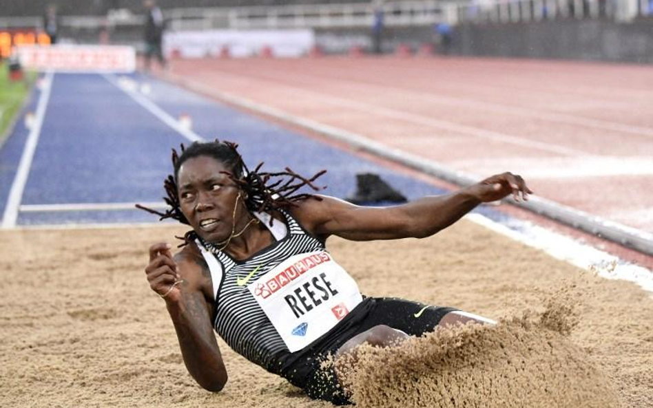 Skacze Brittney Reese, na stadionie w Sztokholmie uzykała 6,88 m