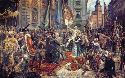 Obraz „Konstytucja 3 maja 1791 roku” Jan Matejko namalował w 1891 r. z okazji 100. rocznicy uchwalen