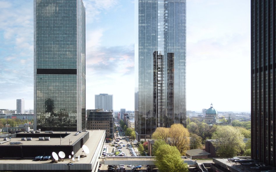 W centrum stolicy pojawi się Roma Tower, nowy wieżowiec z apartamentami. To stara wizualizacja. Nową