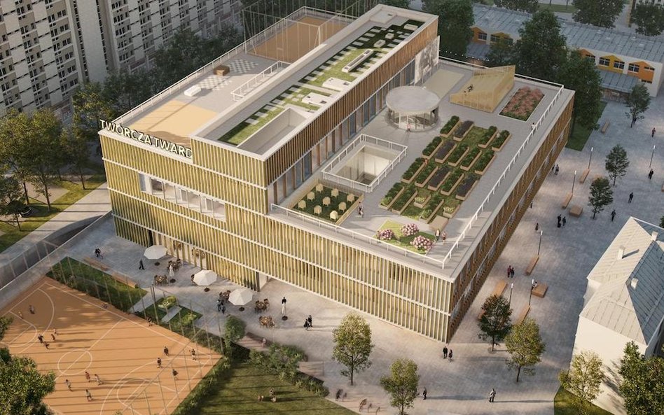 Obiekt o nazwie Twórcza Twarda zajmie prawie 9,5 tysiąca metrów kwadratowych. Pomieści pomieści kilk